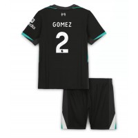 Camiseta Liverpool Joe Gomez #2 Visitante Equipación para niños 2024-25 manga corta (+ pantalones cortos)